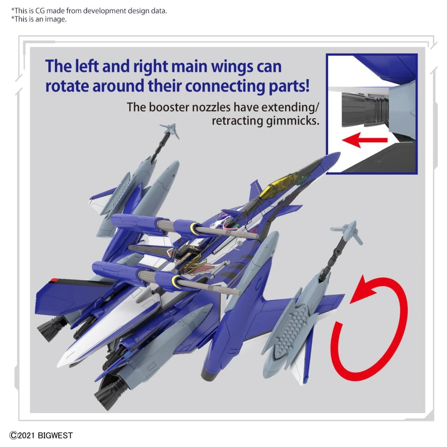 MACROSS HG 1/100 YF-29 Durandal Valkyrie Full Set komplet modela fotografija proizvoda