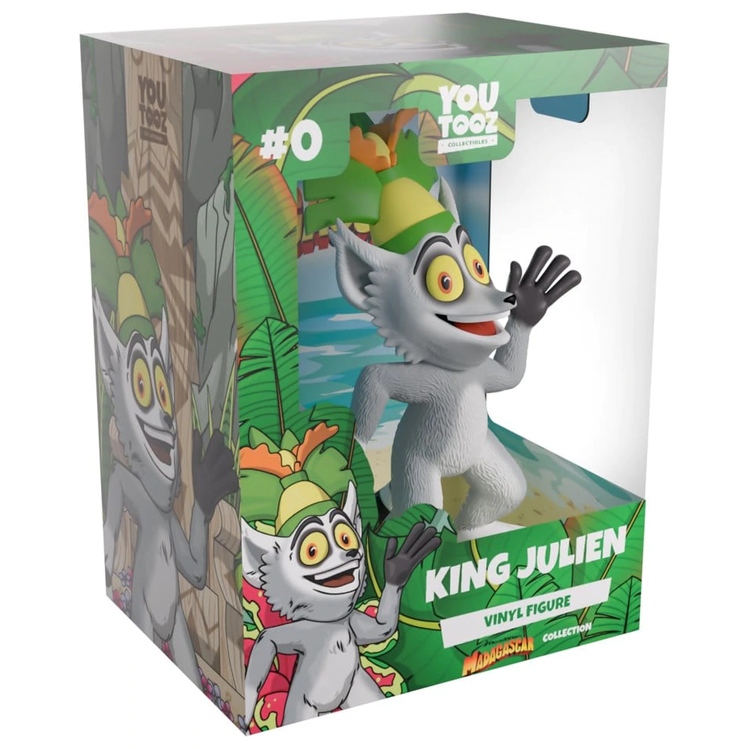 Madagascar Vinyl figura King Julien 12 cm fotografija proizvoda