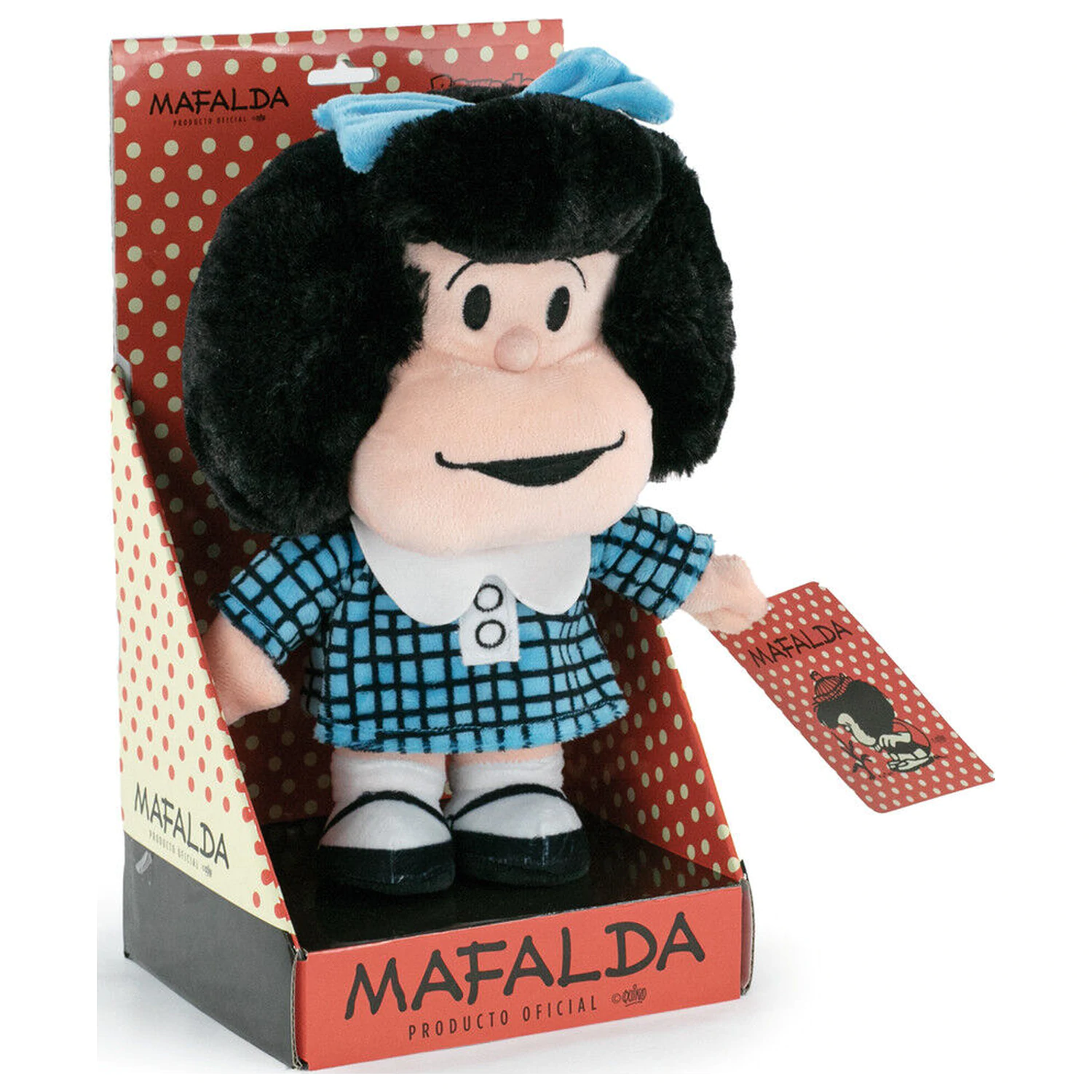 Mafalda Blue Dress plišana igračka 28cm fotografija proizvoda
