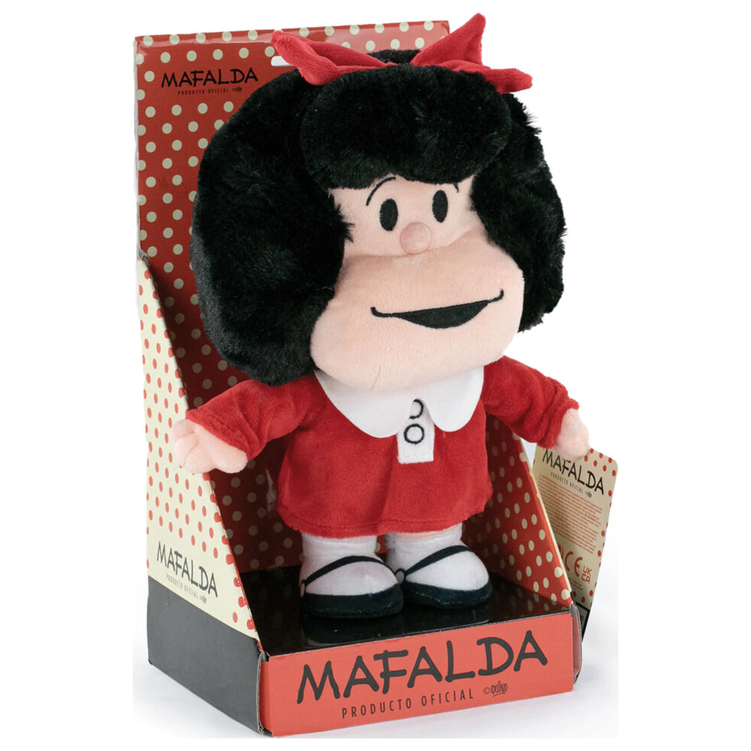 Mafalda Red Dress plišana igračka 27cm fotografija proizvoda