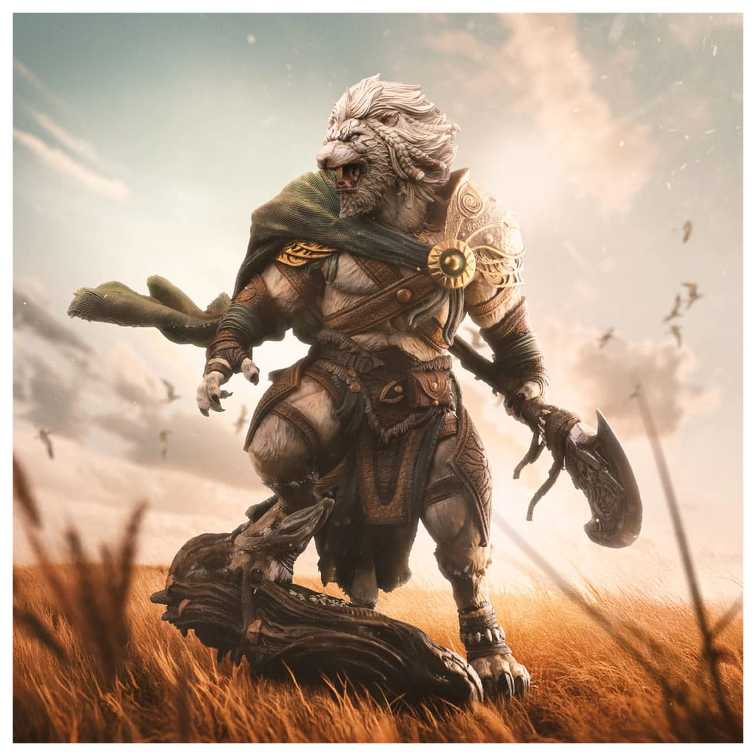 Magic The Gathering Ajani Goldmane kip u mjerilu 1/10, 26 cm fotografija proizvoda
