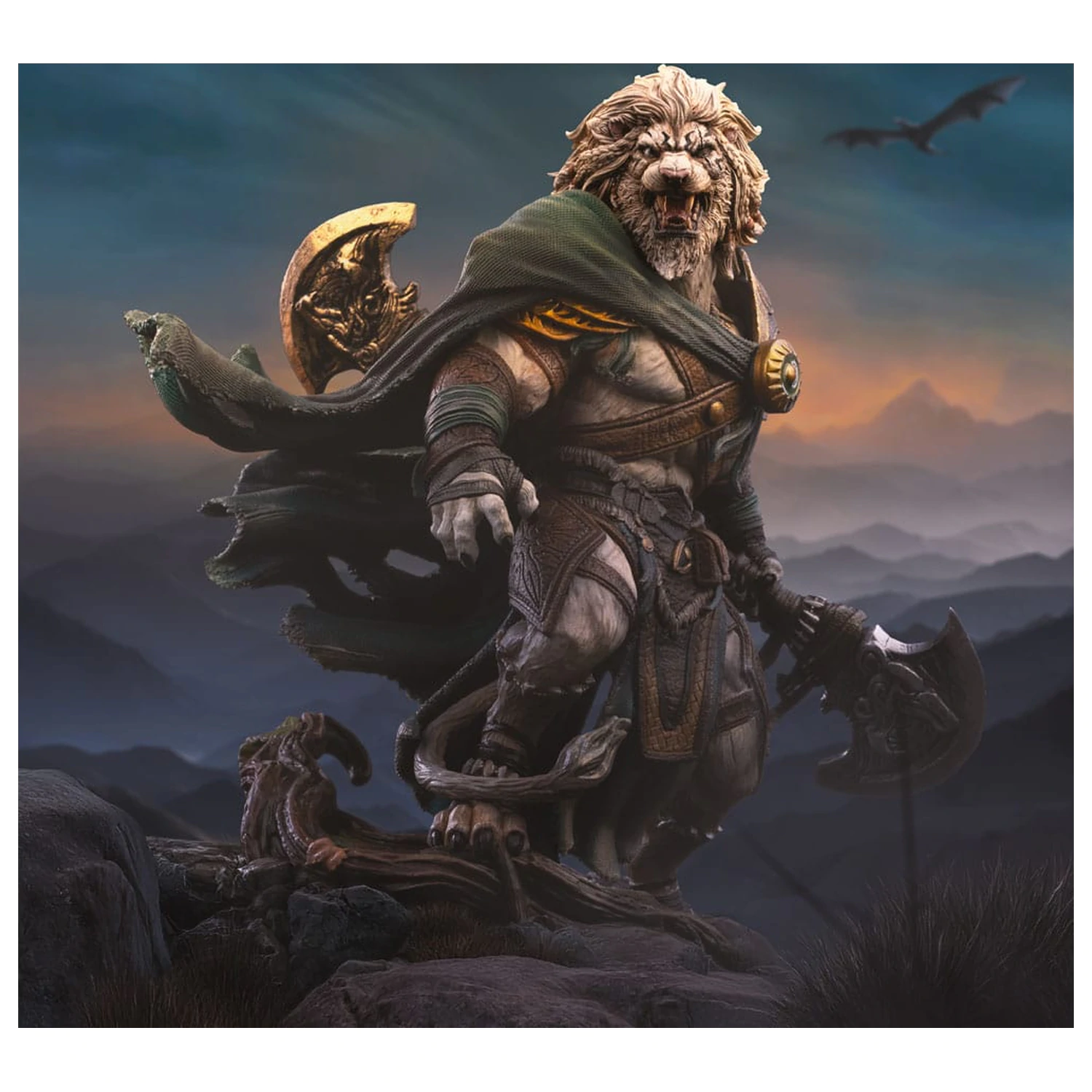 Magic The Gathering Ajani Goldmane kip u mjerilu 1/10, 26 cm fotografija proizvoda