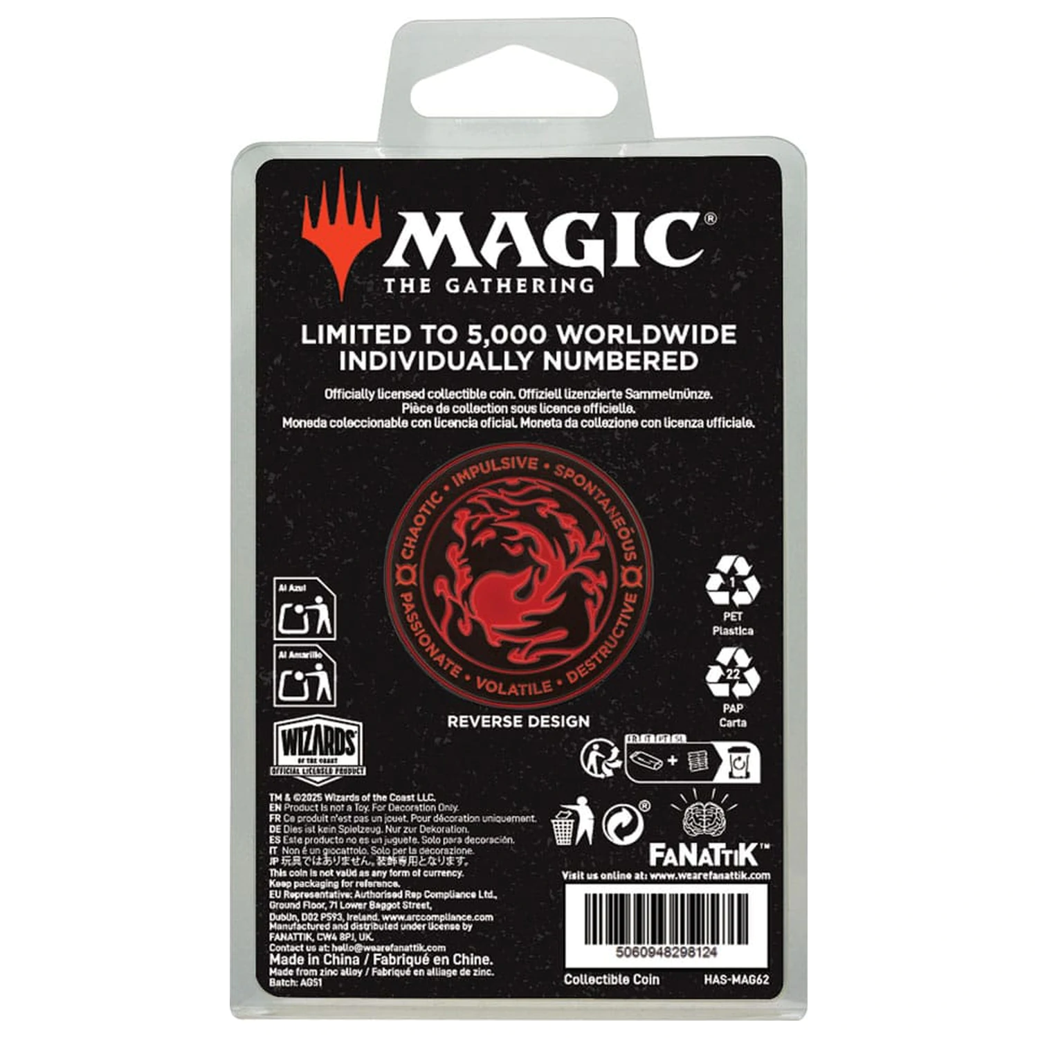 Magic: The Gathering kolekcionarski novčić Chandra fotografija proizvoda