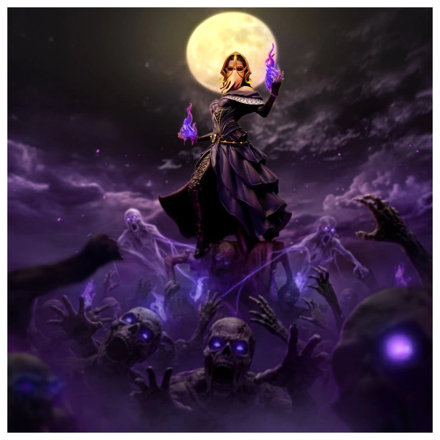 Magic: The Gathering Deluxe Art Scale statua 1/10 Liliana Vess 31 cm fotografija proizvoda