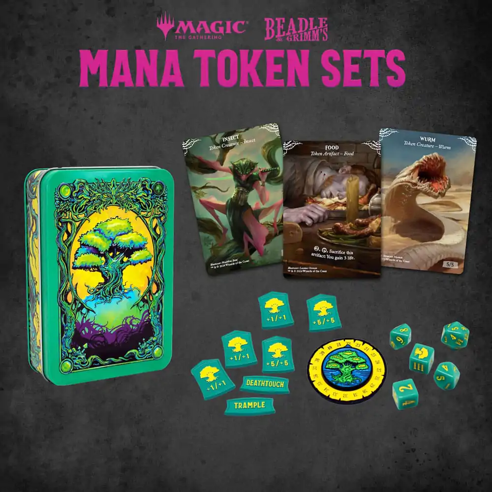 Magic the Gathering set kockica i tokena Zelena Mana fotografija proizvoda