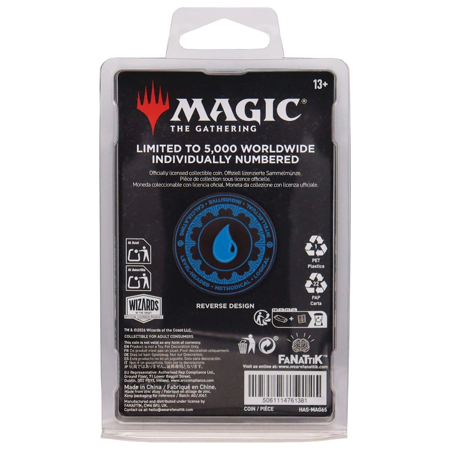 Magic: The Gathering Collectable Coin Jace Limited Edition sakupljački novčić fotografija proizvoda