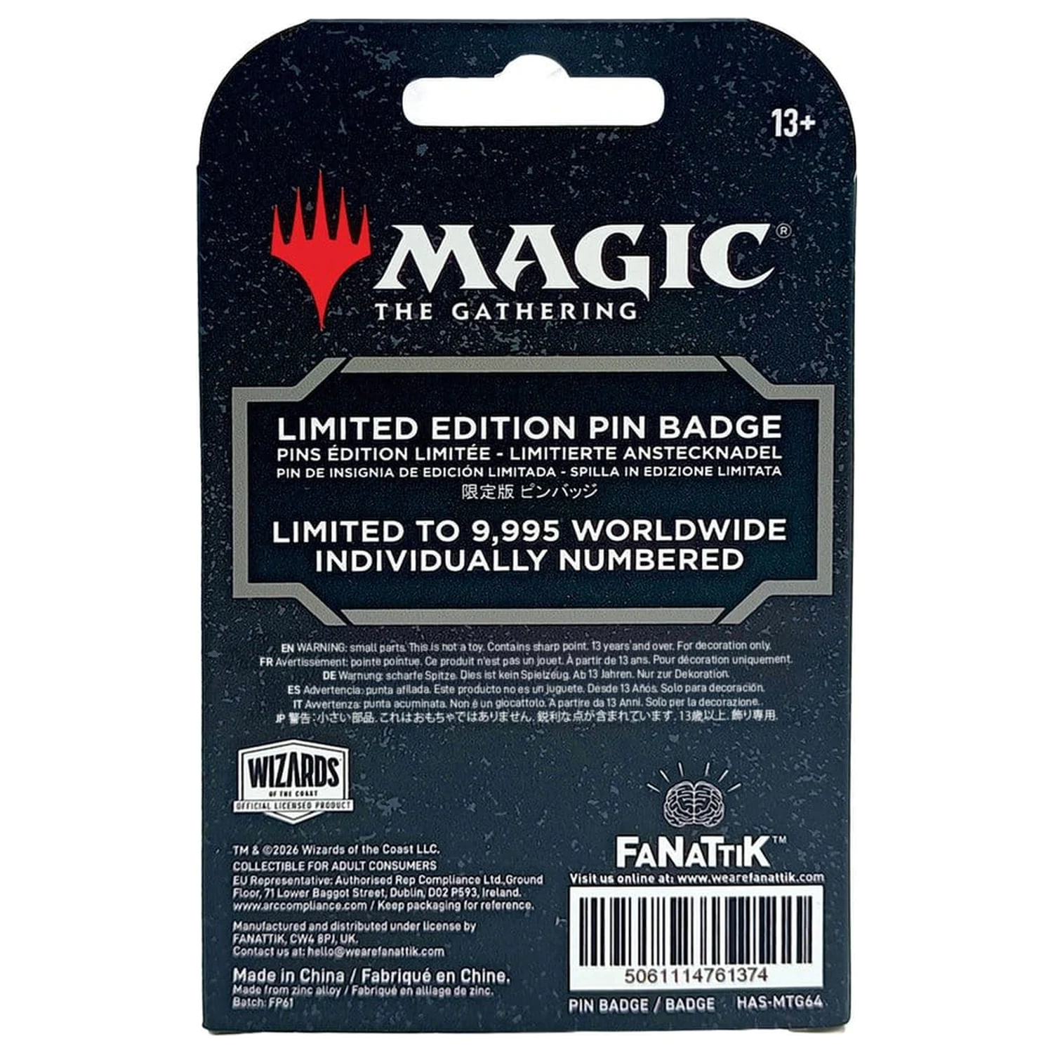Magic: The Gathering Pin značka Planeswalker Limited Edition fotografija proizvoda