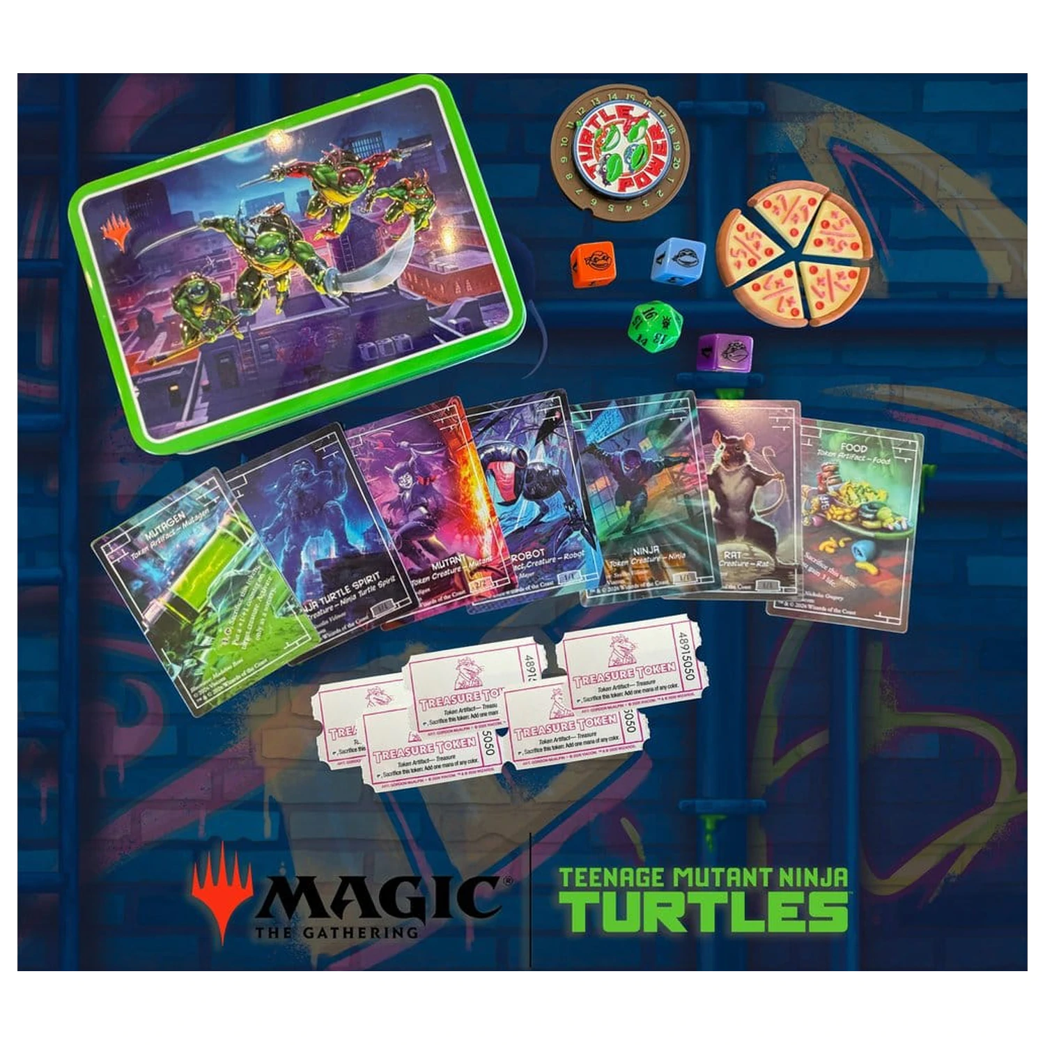 Magic the Gathering Kockice i žeton Paket Teenage Mutant Ninja Turtles *English* fotografija proizvoda