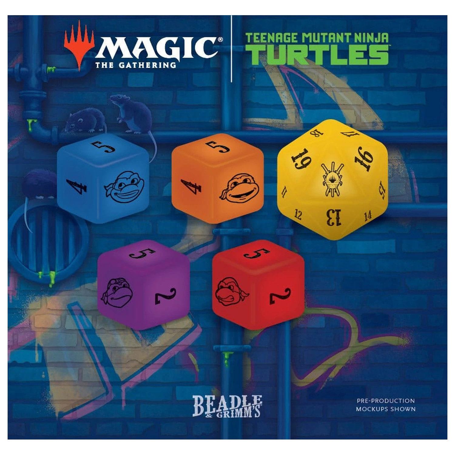Magic the Gathering Kockice i žeton Paket Teenage Mutant Ninja Turtles *English* fotografija proizvoda