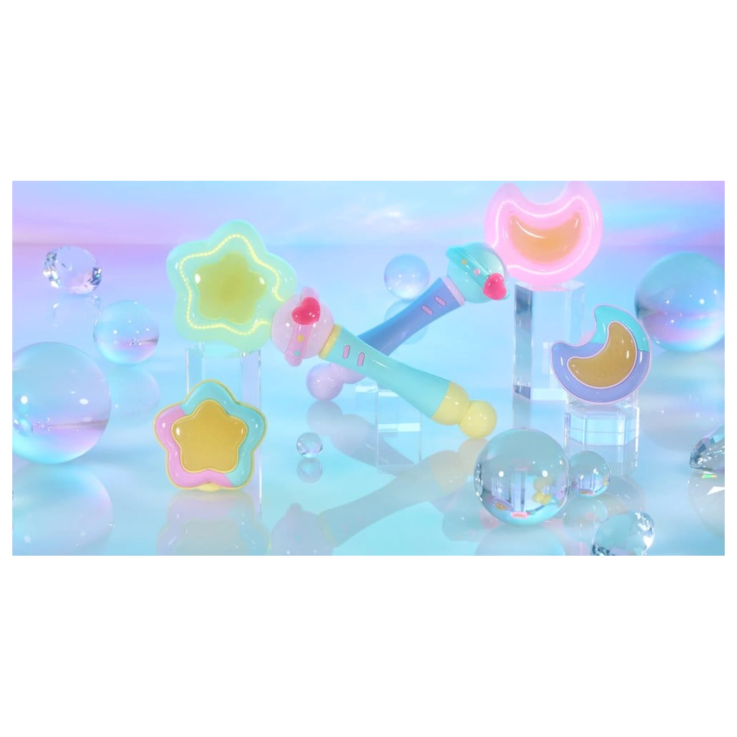 Magical Sisters Lulutto Lilly Proplica replika Stattoneoneon & GlassHeart HopePact set 25 cm fotografija proizvoda