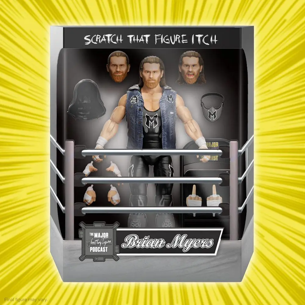 Major Wrestling Podcast Ultimates akcijska figura Wave 2 Brian Myers (Most Professional Wrestler) 18 cm fotografija proizvoda