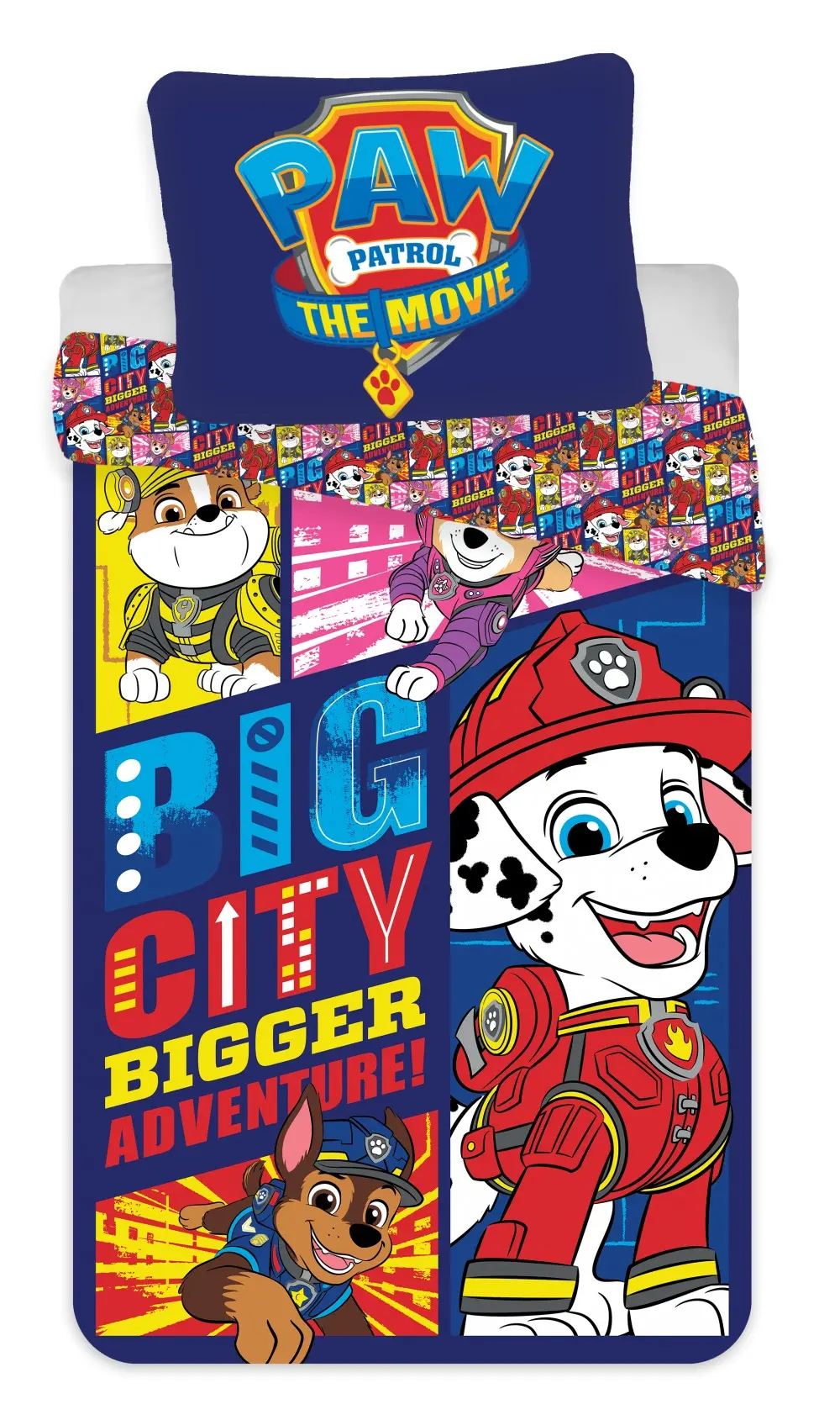 Paw Patrol Navlaka za poplun 140x200cm, 70x90cm fotografija proizvoda