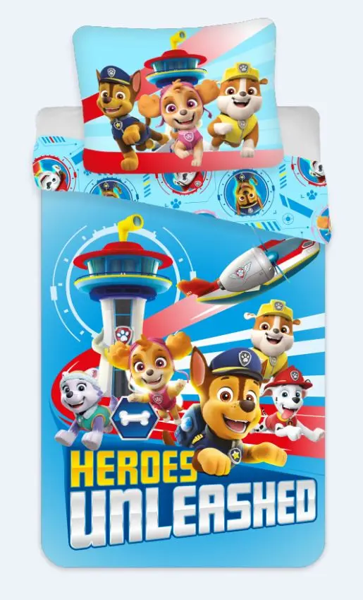 PAW Patrol Navlaka za poplun 140x200cm, 70x90cm mikrofibra fotografija proizvoda
