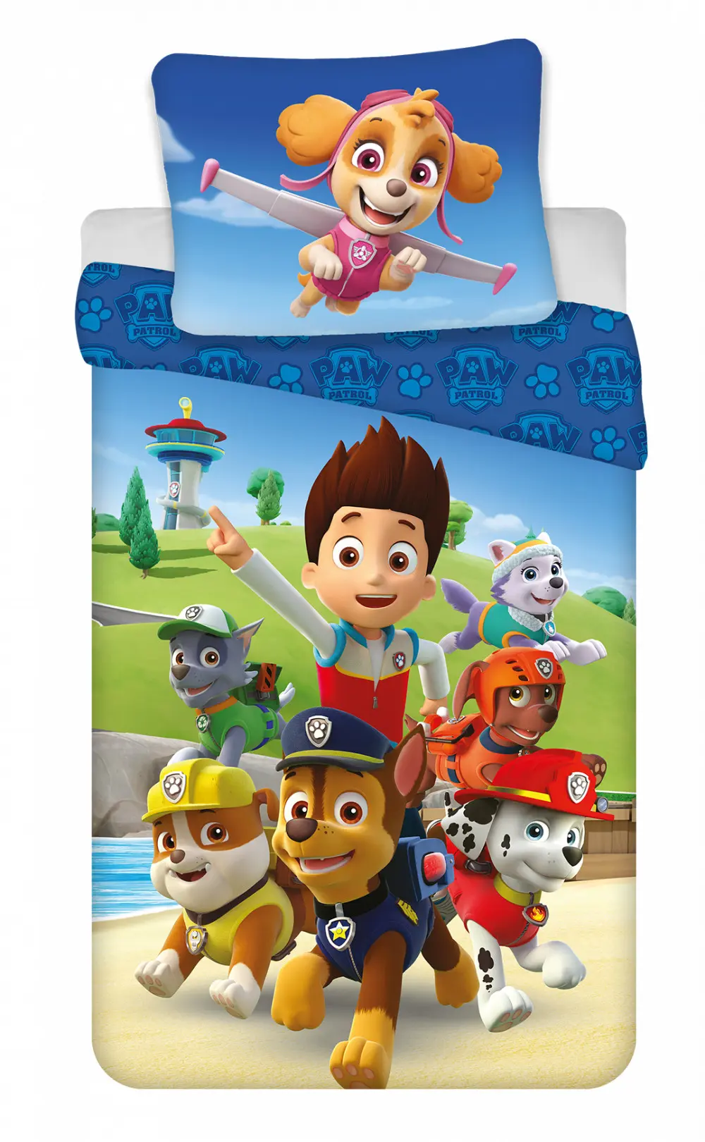 PAW Patrol Set navlake za poplun 140x200cm, 70x90cm mikrofibra fotografija proizvoda