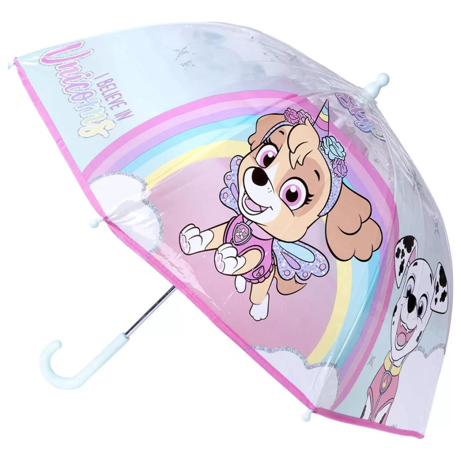 Paw Patrol Believe in Unicorns Dječji prozirni kišobran fotografija proizvoda