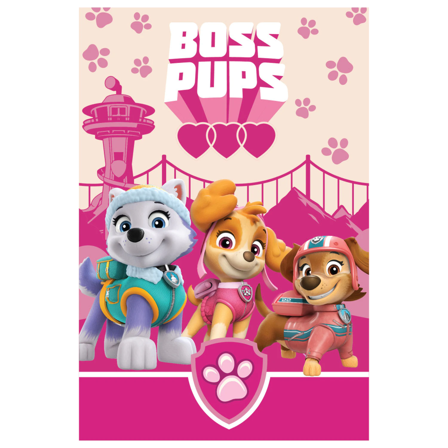 Paw Patrol Boss Pups dekica od flisa fotografija proizvoda