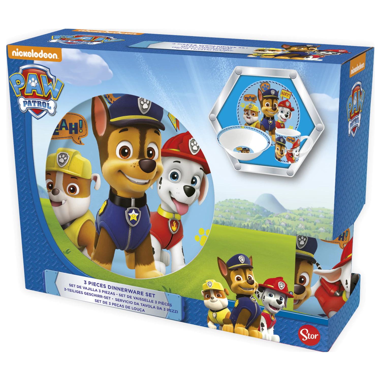 Paw Patrol Boy Icons porculanski set posuđa fotografija proizvoda