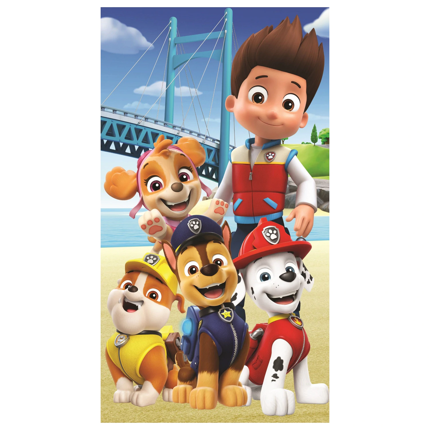 Paw Patrol Bridge ručnik fotografija proizvoda
