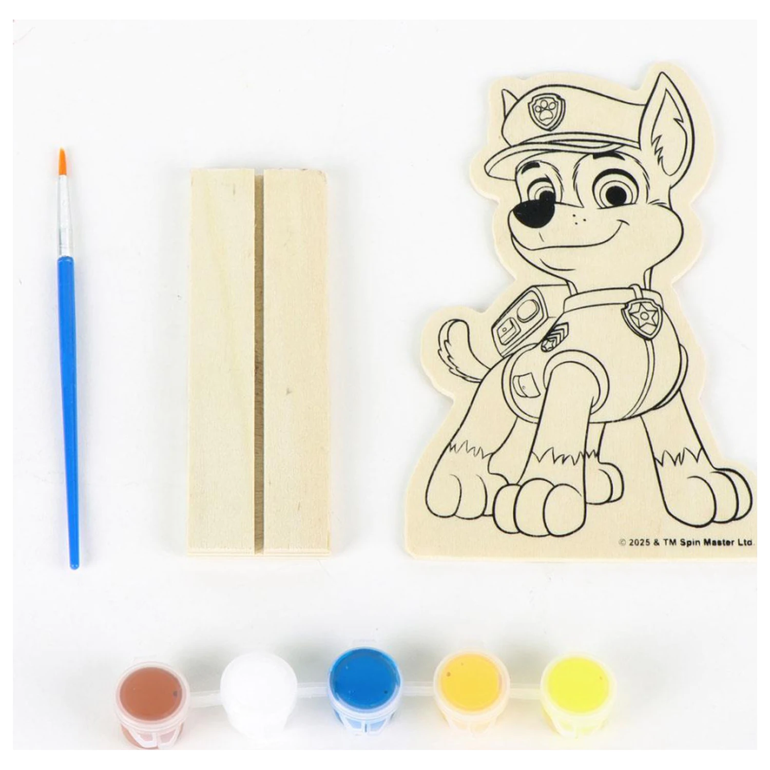 PAW Patrol Chase drvena figurica za bojanje fotografija proizvoda