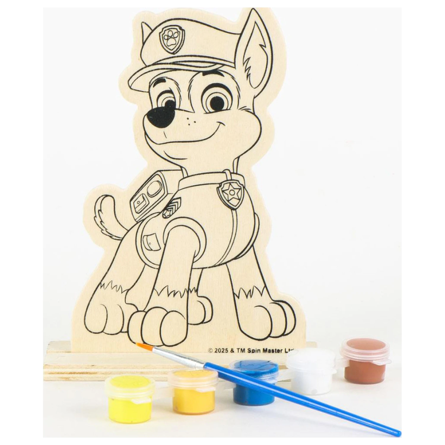 PAW Patrol Chase drvena figurica za bojanje fotografija proizvoda