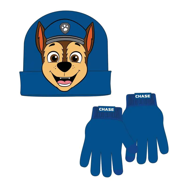 Paw Patrol Chase komplet kape i rukavica fotografija proizvoda