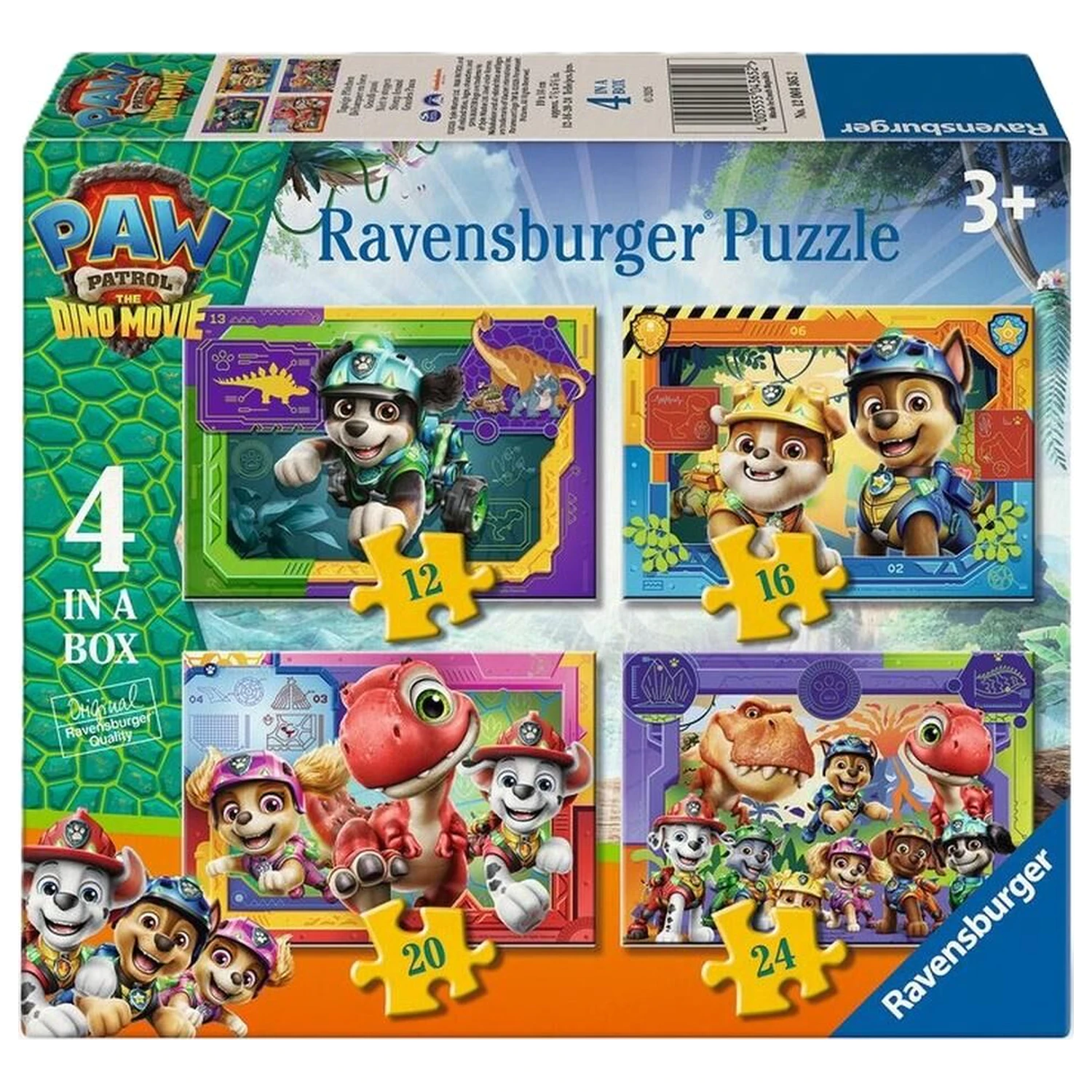 Paw Patrol Dino Movie puzzle 12-16-20-24 komada fotografija proizvoda