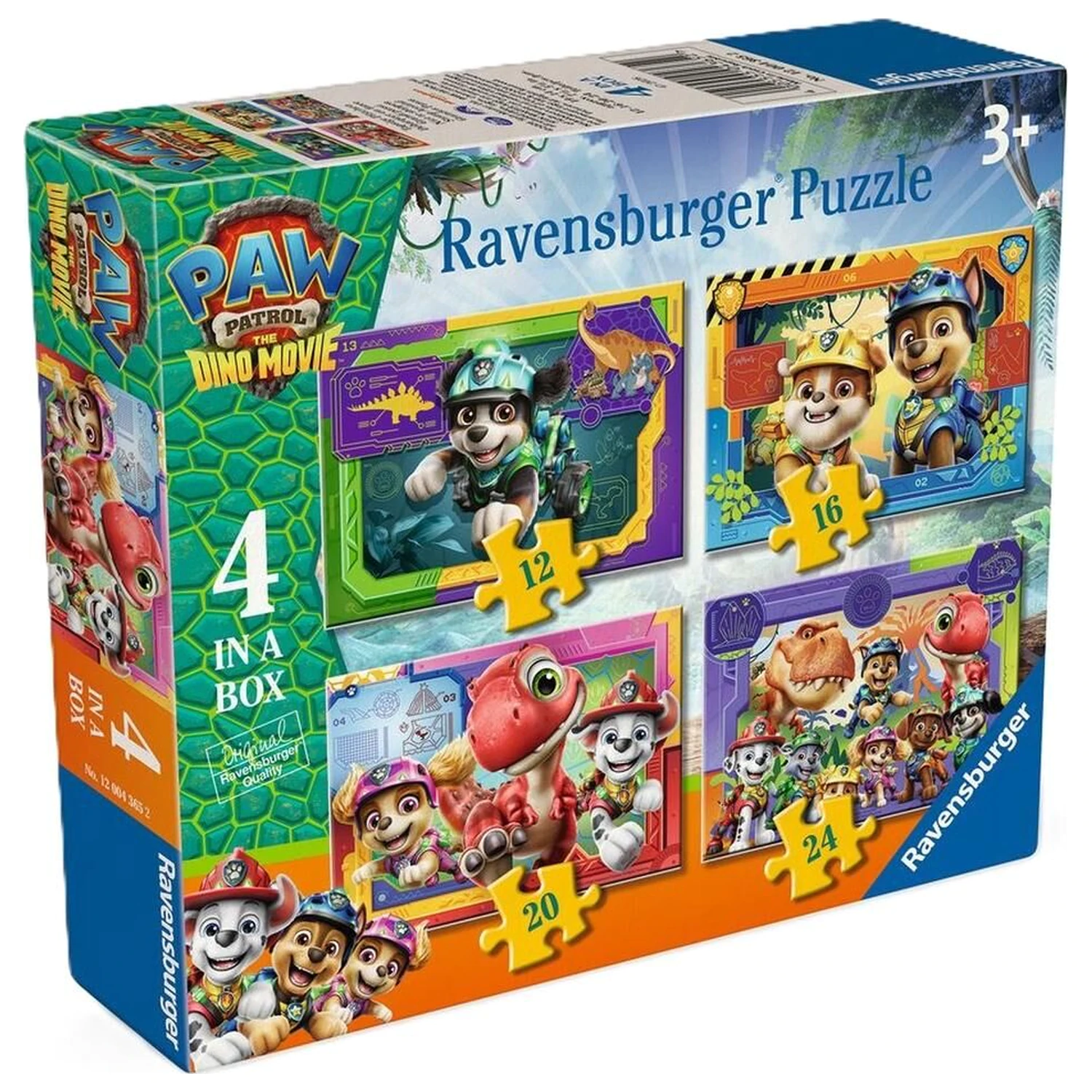 Paw Patrol Dino Movie puzzle 12-16-20-24 komada fotografija proizvoda