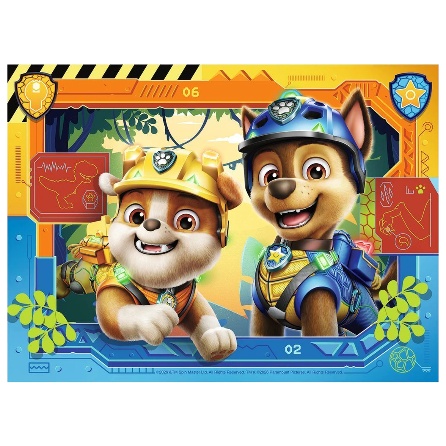 Paw Patrol Dino Movie puzzle 12-16-20-24 komada fotografija proizvoda