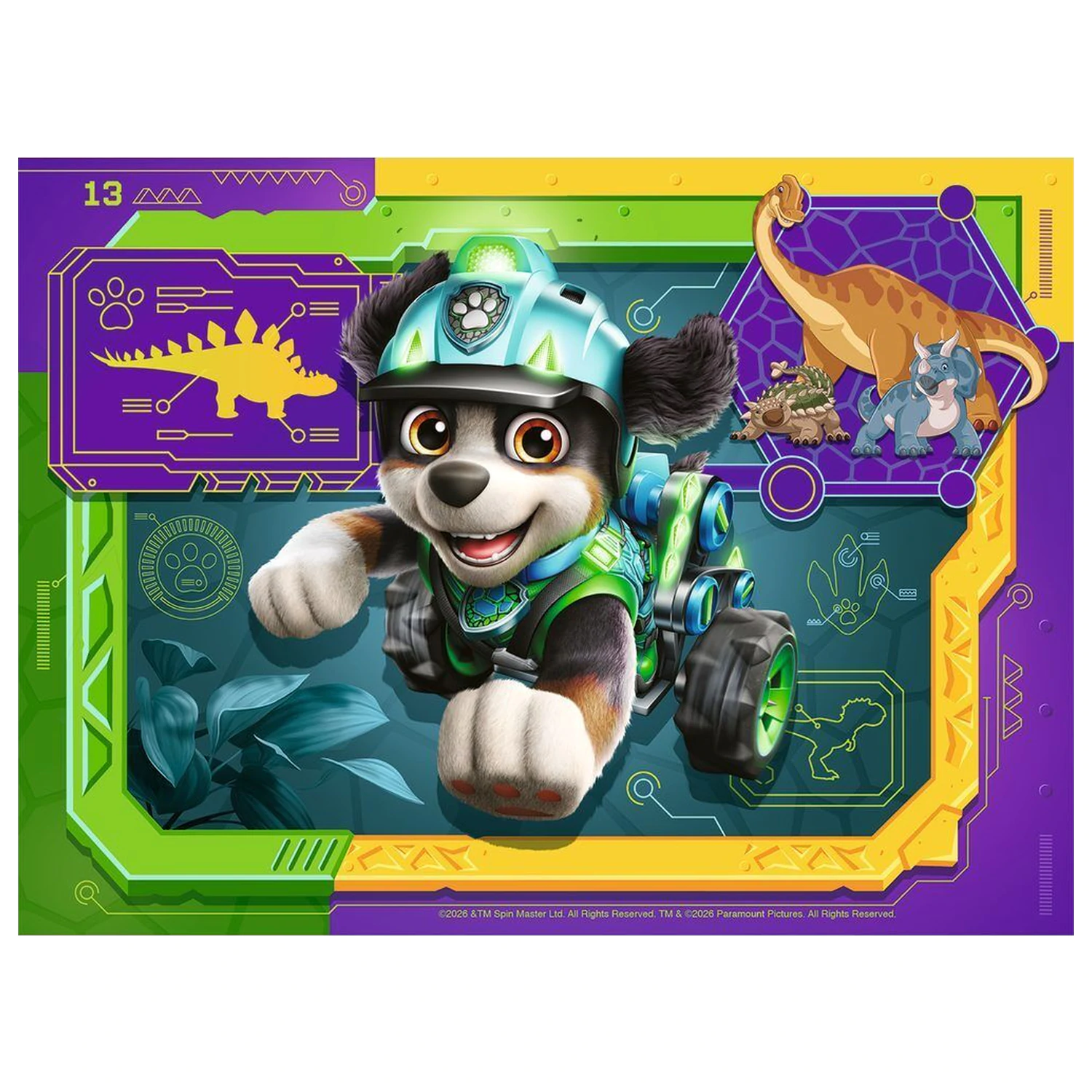 Paw Patrol Dino Movie puzzle 12-16-20-24 komada fotografija proizvoda