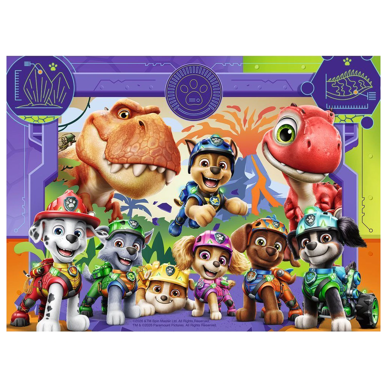 Paw Patrol Dino Movie puzzle 12-16-20-24 komada fotografija proizvoda