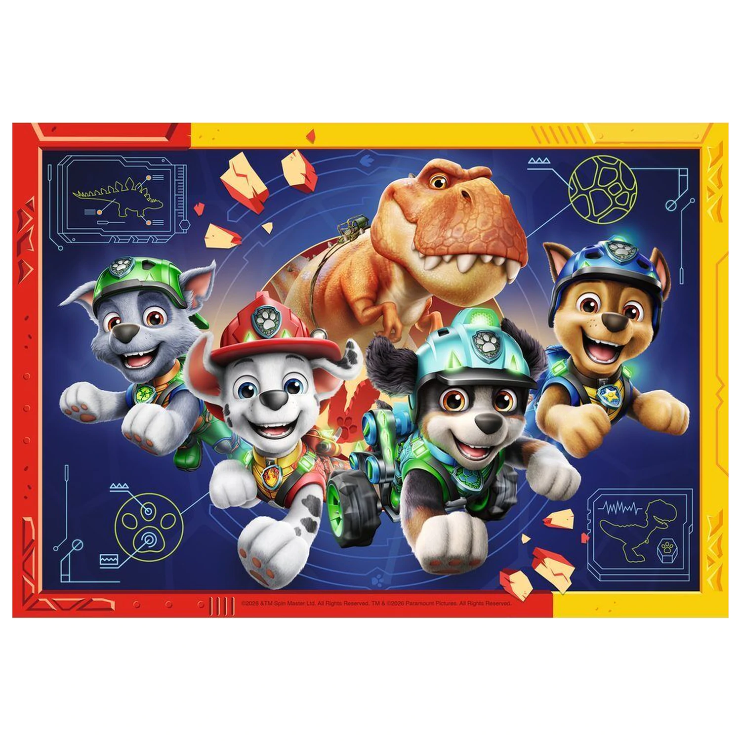 Paw Patrol Dino Movie slagalica 2x12 komada fotografija proizvoda