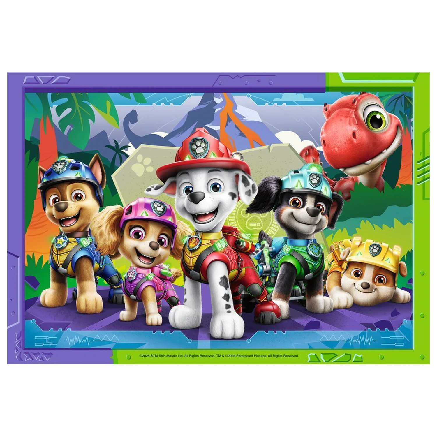 Paw Patrol Dino Movie slagalica 2x12 komada fotografija proizvoda