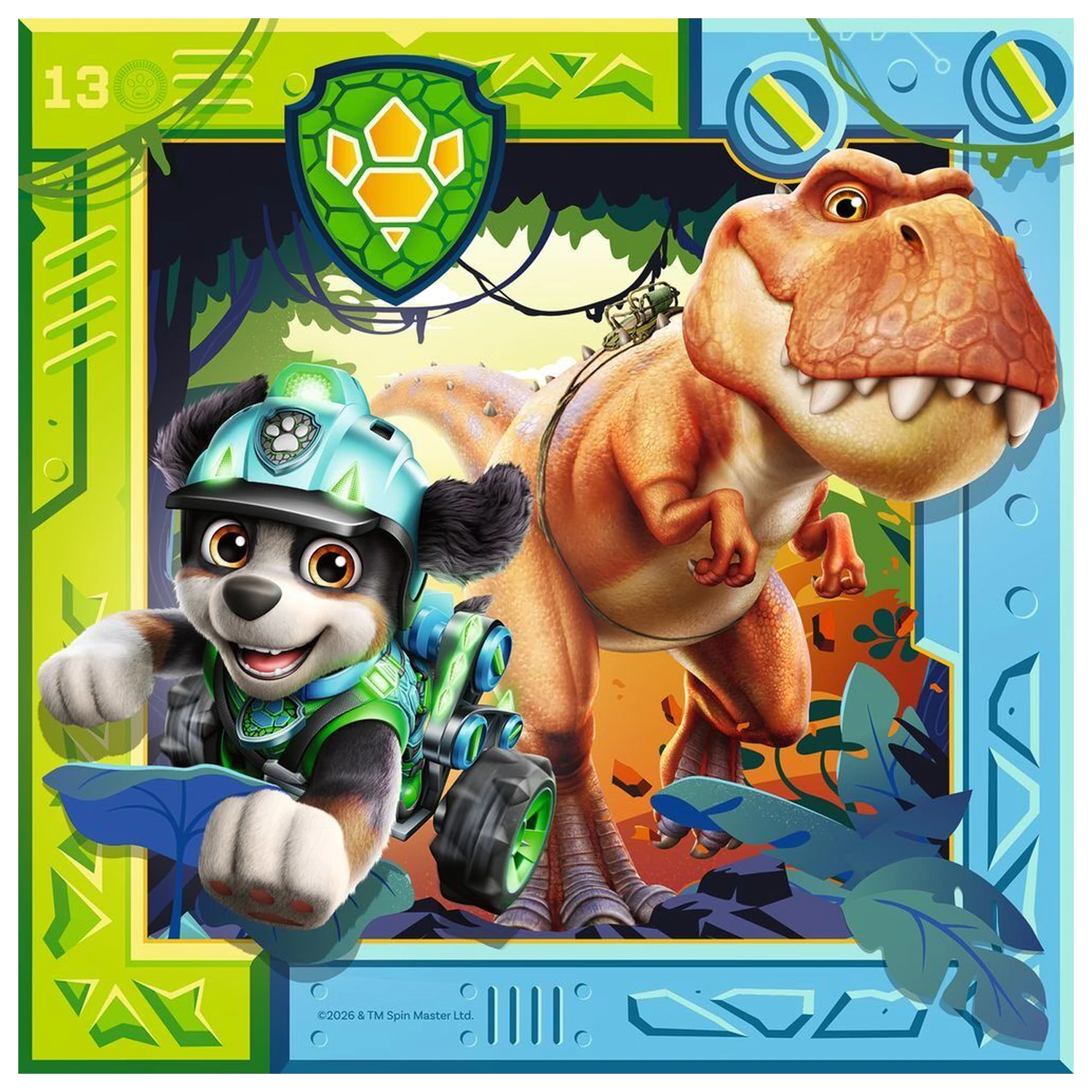 Paw Patrol Dino Movie puzzle 3x49 dijelova fotografija proizvoda