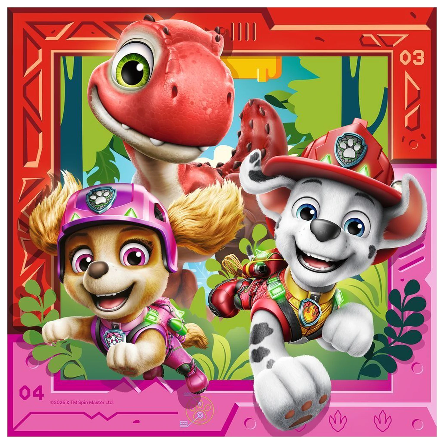 Paw Patrol Dino Movie puzzle 3x49 dijelova fotografija proizvoda