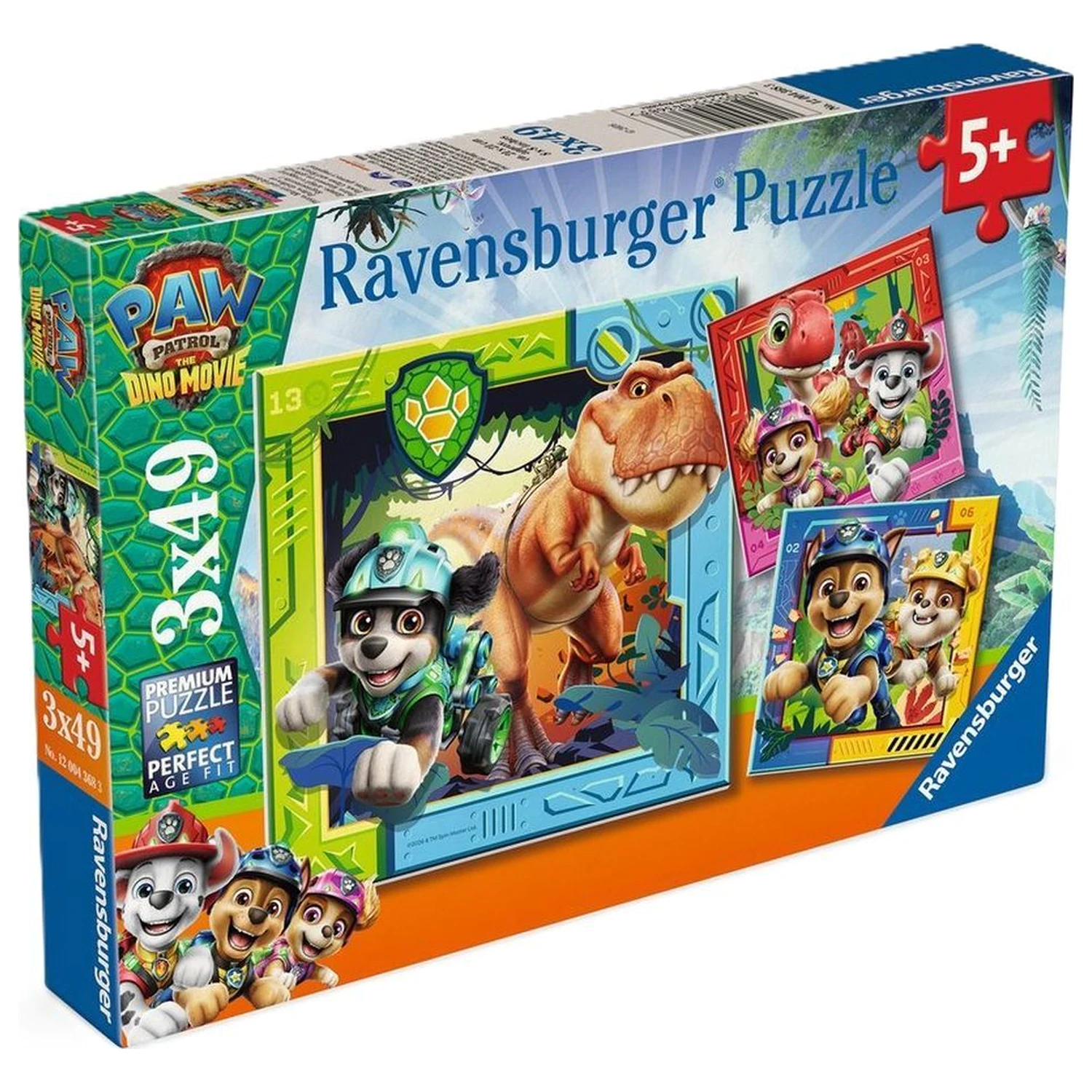 Paw Patrol Dino Movie puzzle 3x49 dijelova fotografija proizvoda