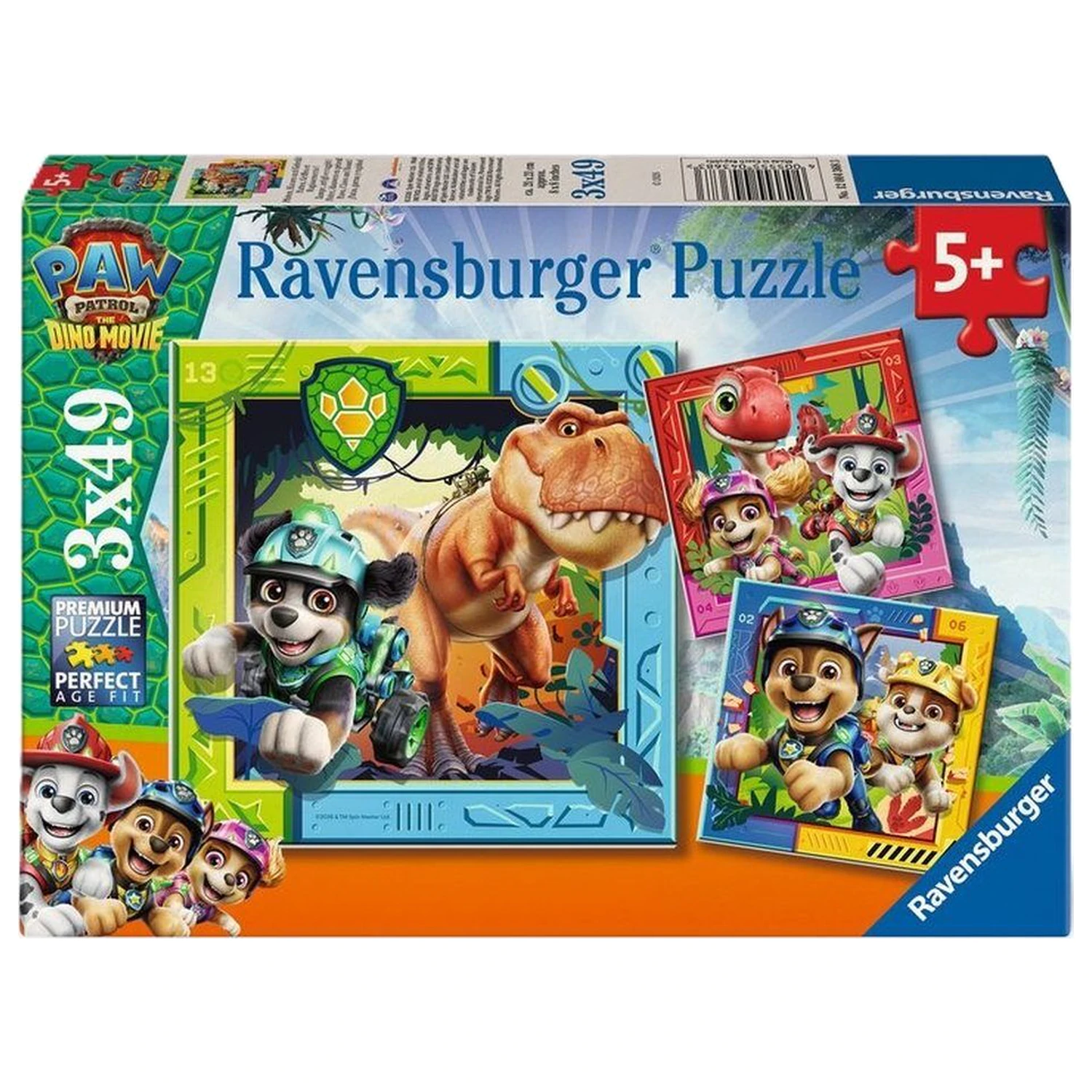 Paw Patrol Dino Movie puzzle 3x49 dijelova fotografija proizvoda