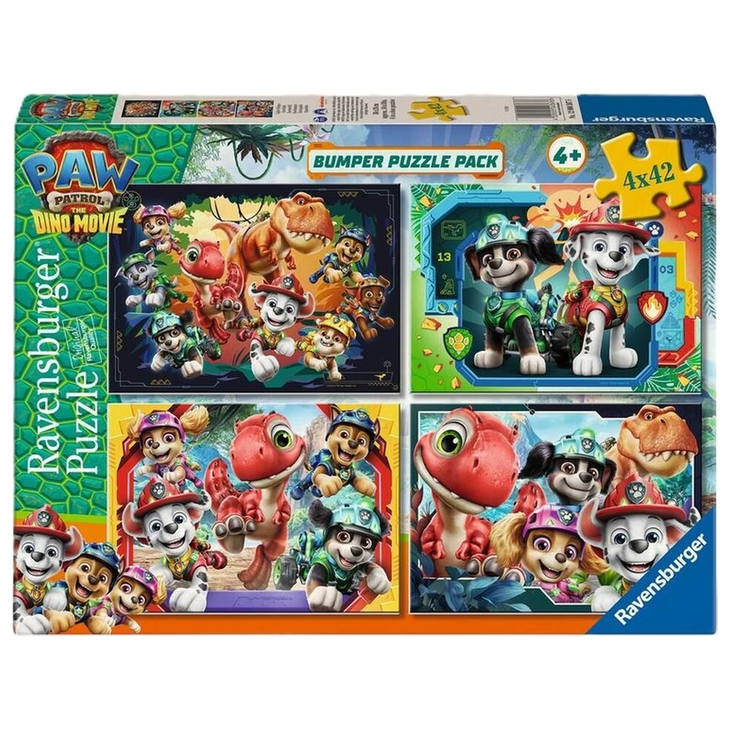 Paw Patrol Dino Movie puzzle 4x42 komada fotografija proizvoda
