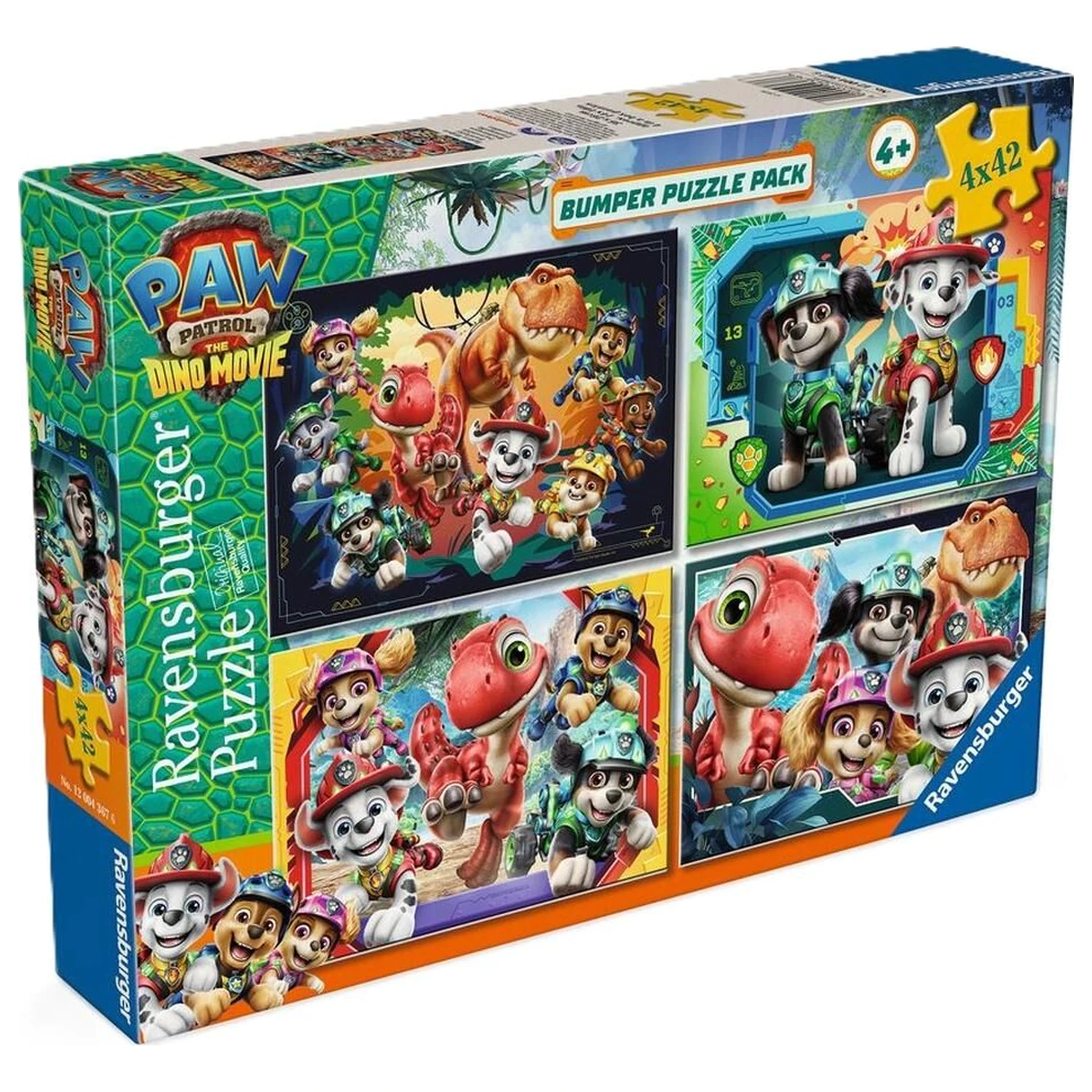 Paw Patrol Dino Movie puzzle 4x42 komada fotografija proizvoda
