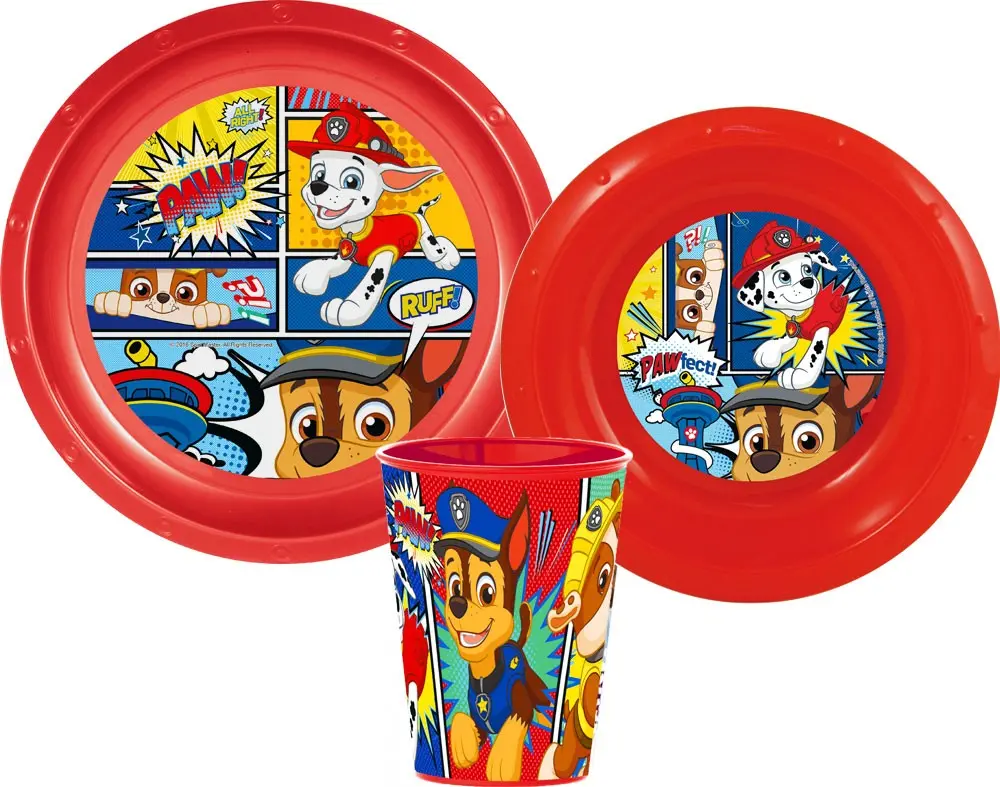 Paw Patrol set za jelo, plastični set fotografija proizvoda