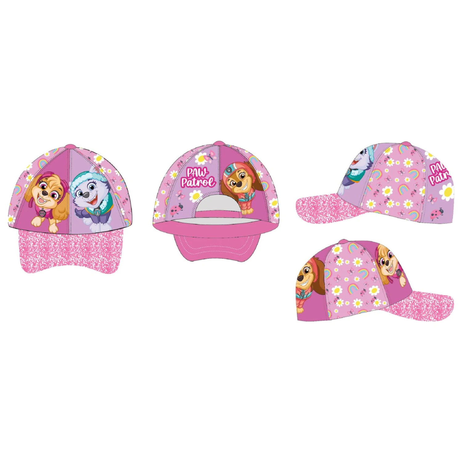Paw Patrol Flowers and Rainbows dječja bejzbol kapa 52 cm fotografija proizvoda