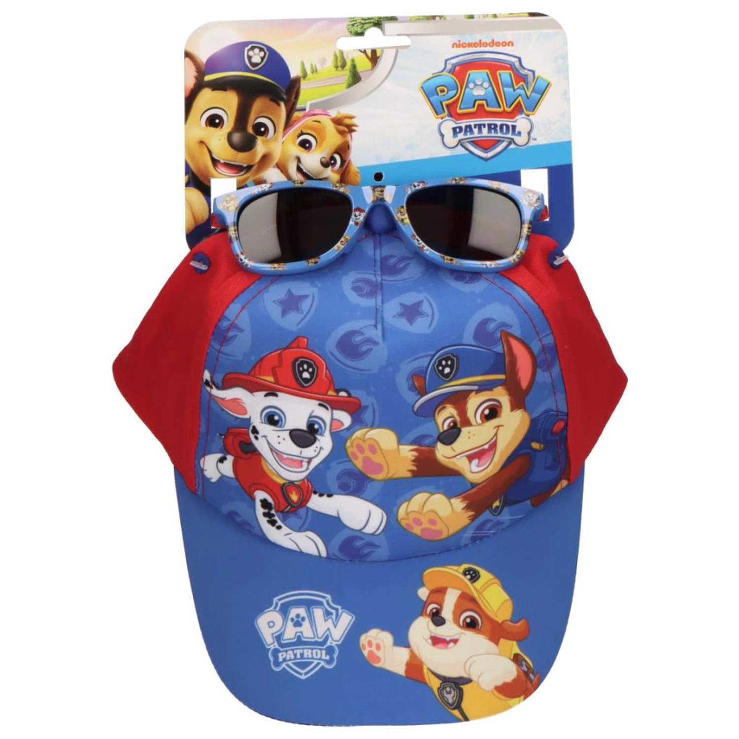 Paw Patrol Funny Boys Set Sunčanih naočala i Kape za bejzbol fotografija proizvoda