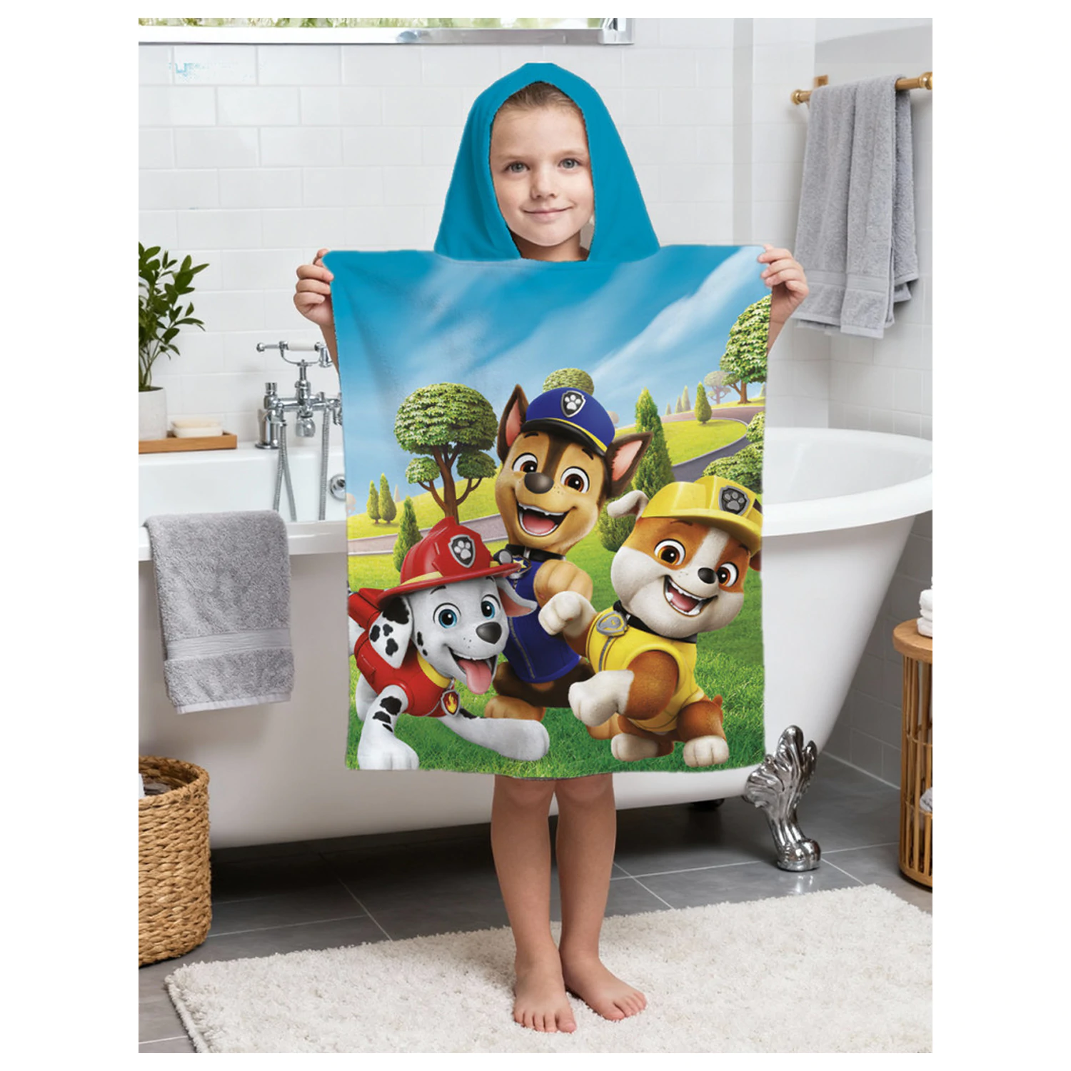 PAW Patrol Funny Day plažni ručnik pončo 50x115cm fotografija proizvoda
