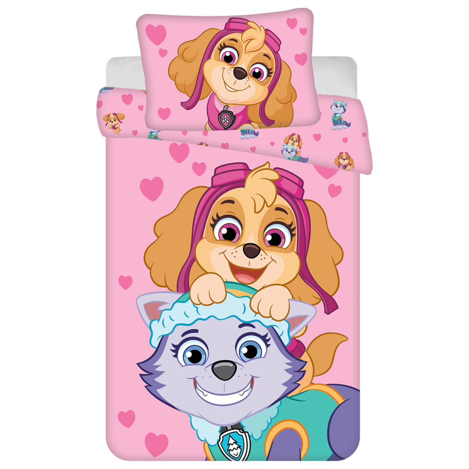 Paw Patrol Girls Friends djeca, vrtićka navlaka za poplun fotografija proizvoda