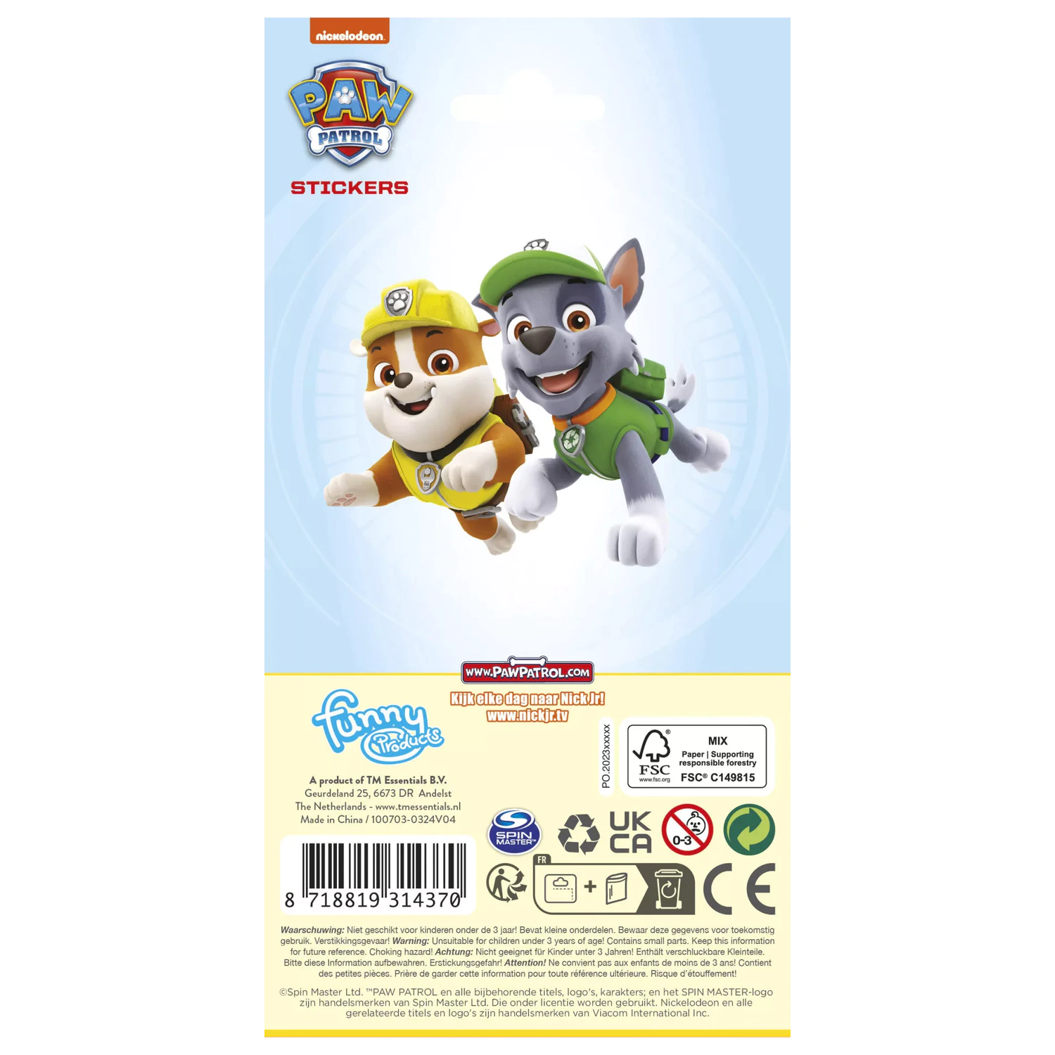 Paw Patrol Naljepnica Greatness fotografija proizvoda