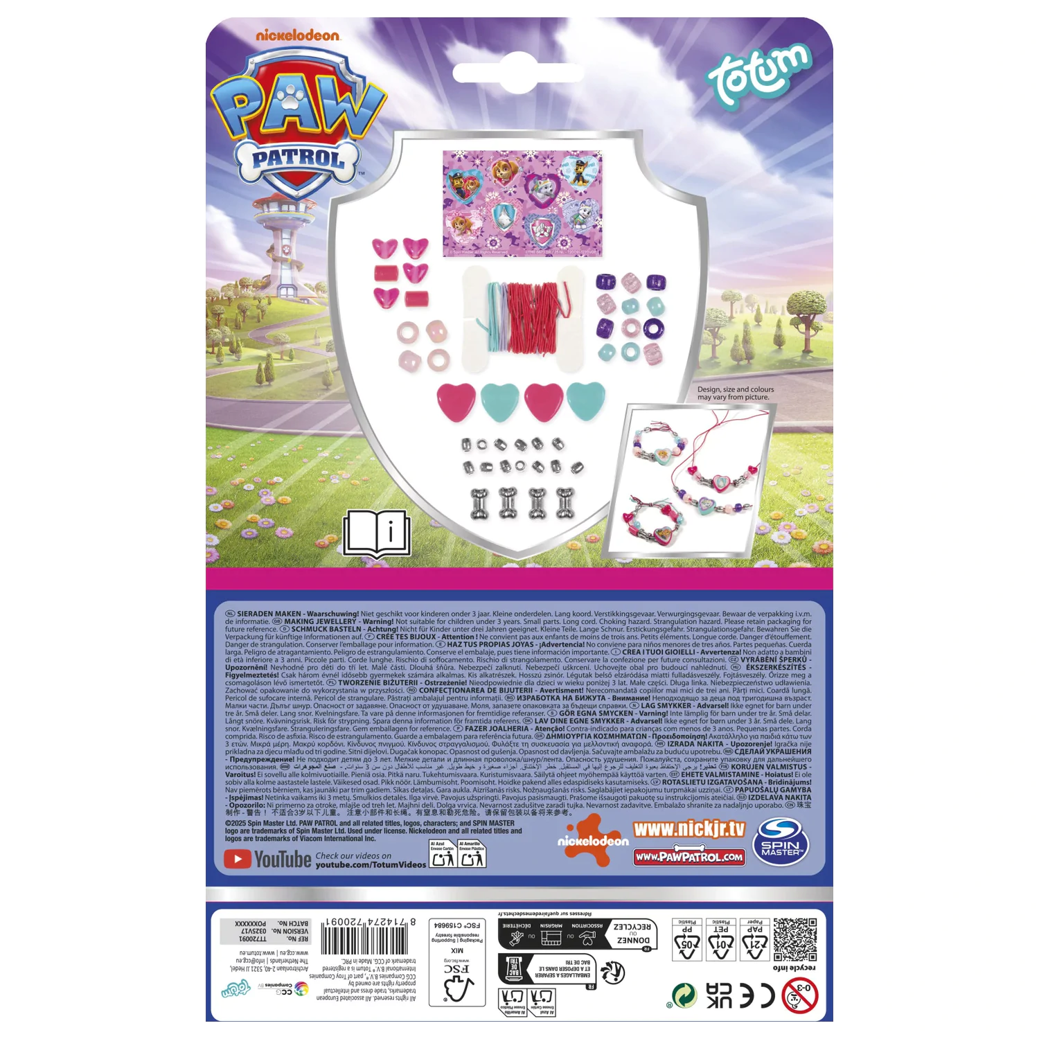 PAW Patrol Heart komplet za izradu nakita fotografija proizvoda