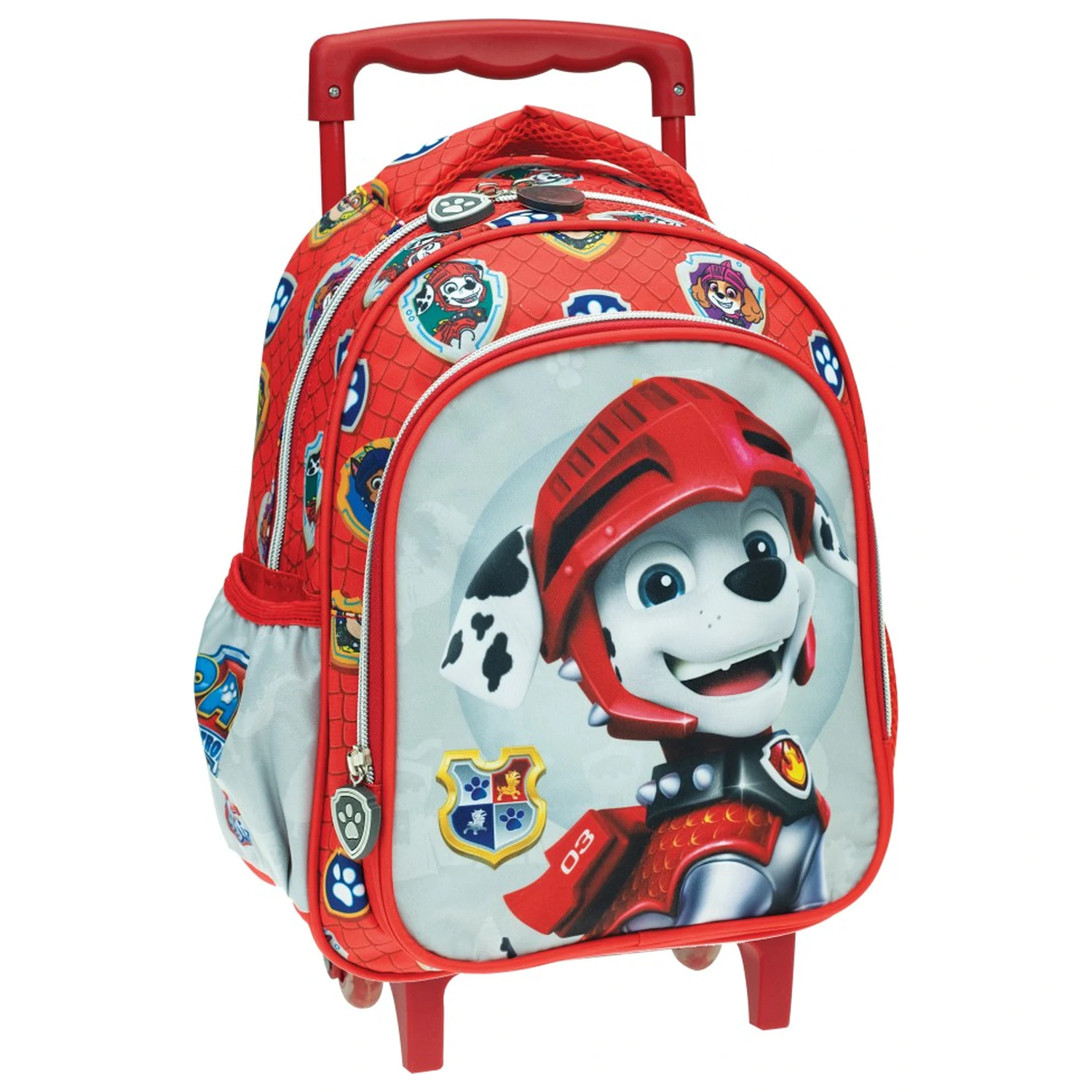 Paw Patrol Knights Marshall Dječji ruksak na kotače za predškolu, torba 30 cm fotografija proizvoda
