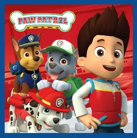Paw Patrol Magic Ručnik za ruke, Ručnik za lice, Ručnik 30x30cm fotografija proizvoda