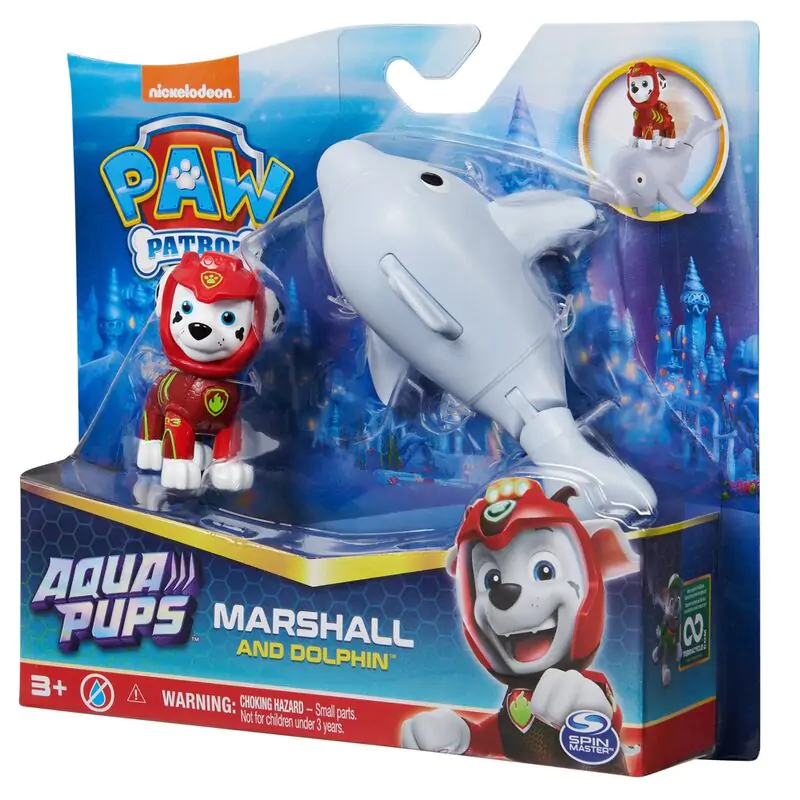 Paw Patrol Marshall Aqua Pups pakiranje figura fotografija proizvoda