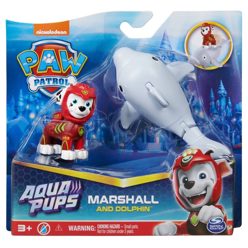 Paw Patrol Marshall Aqua Pups pakiranje figura fotografija proizvoda