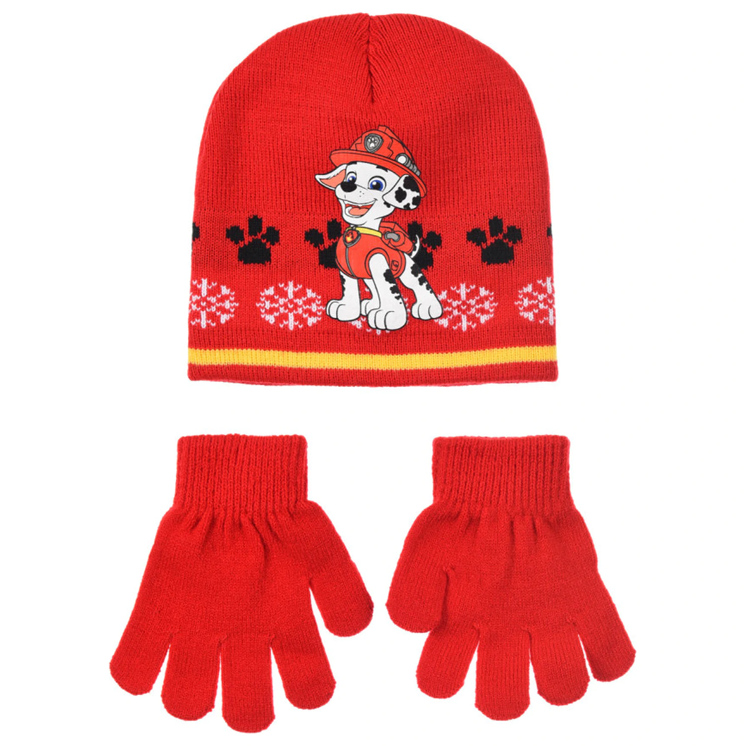 Paw Patrol Marshall Crvena Dječja kapa i rukavice set 54 cm fotografija proizvoda